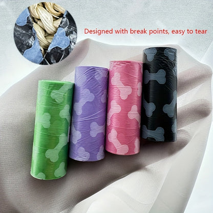 Bone-Print Dog Waste Bags