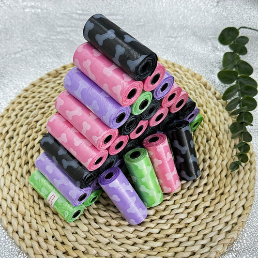 Bone-Print Dog Waste Bags